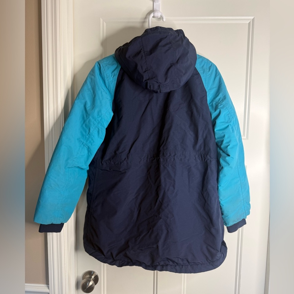 Land”s End Kids Squall Waterproof Insulated Winter Jacket, XL Navy - Picture 5 of 10